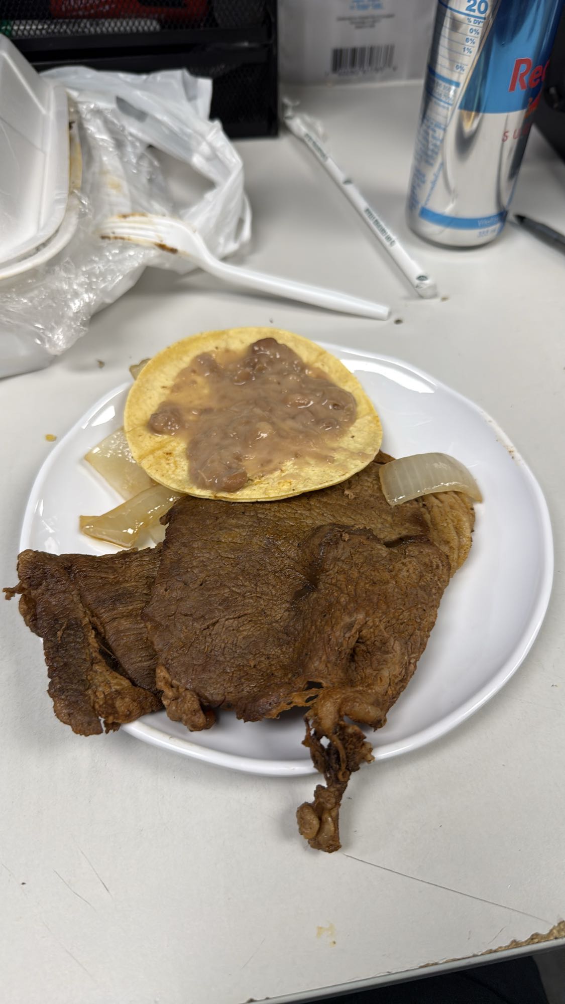 Beef and Bean Taco Plate
