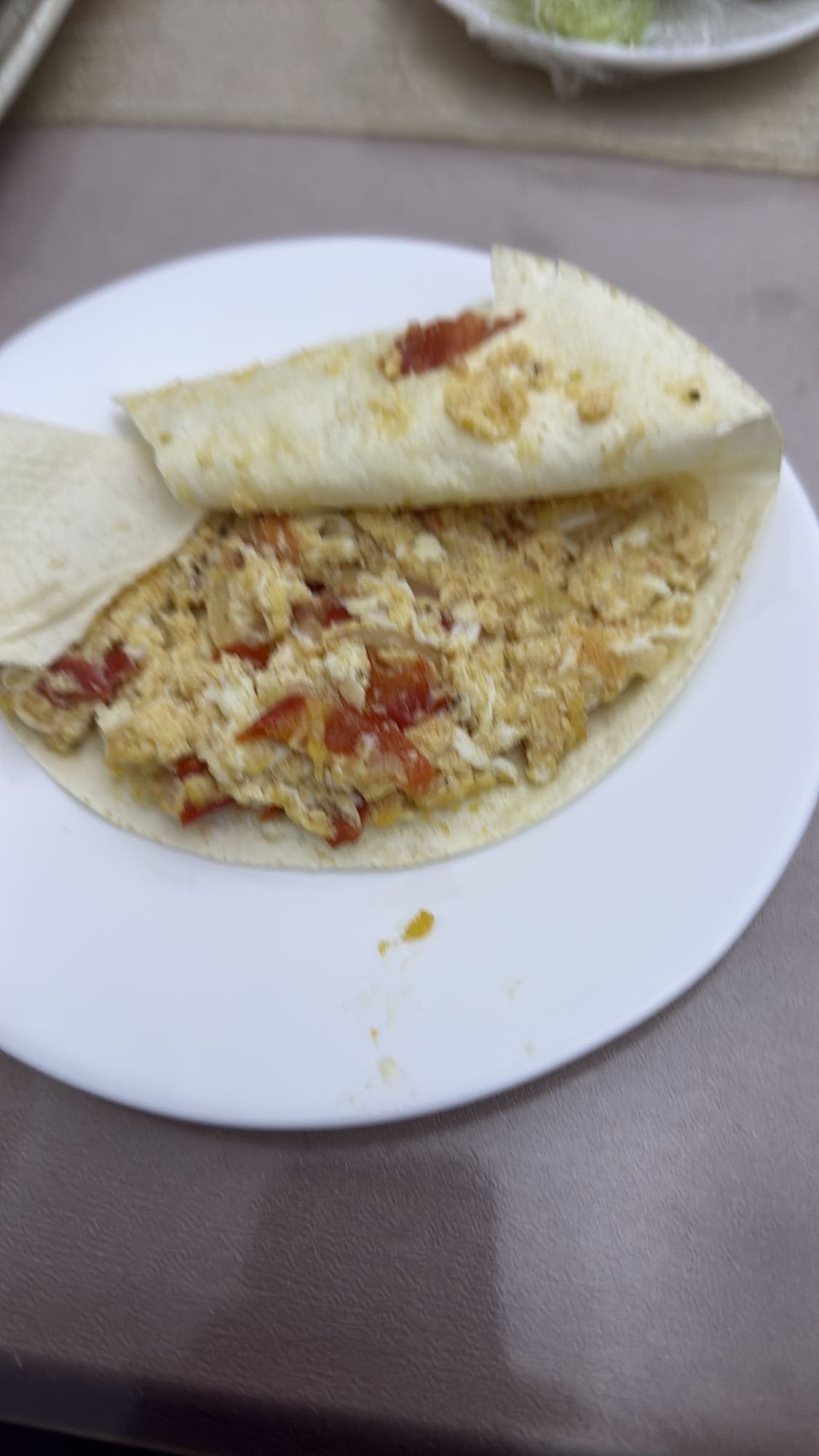 яичный ролл с овощами