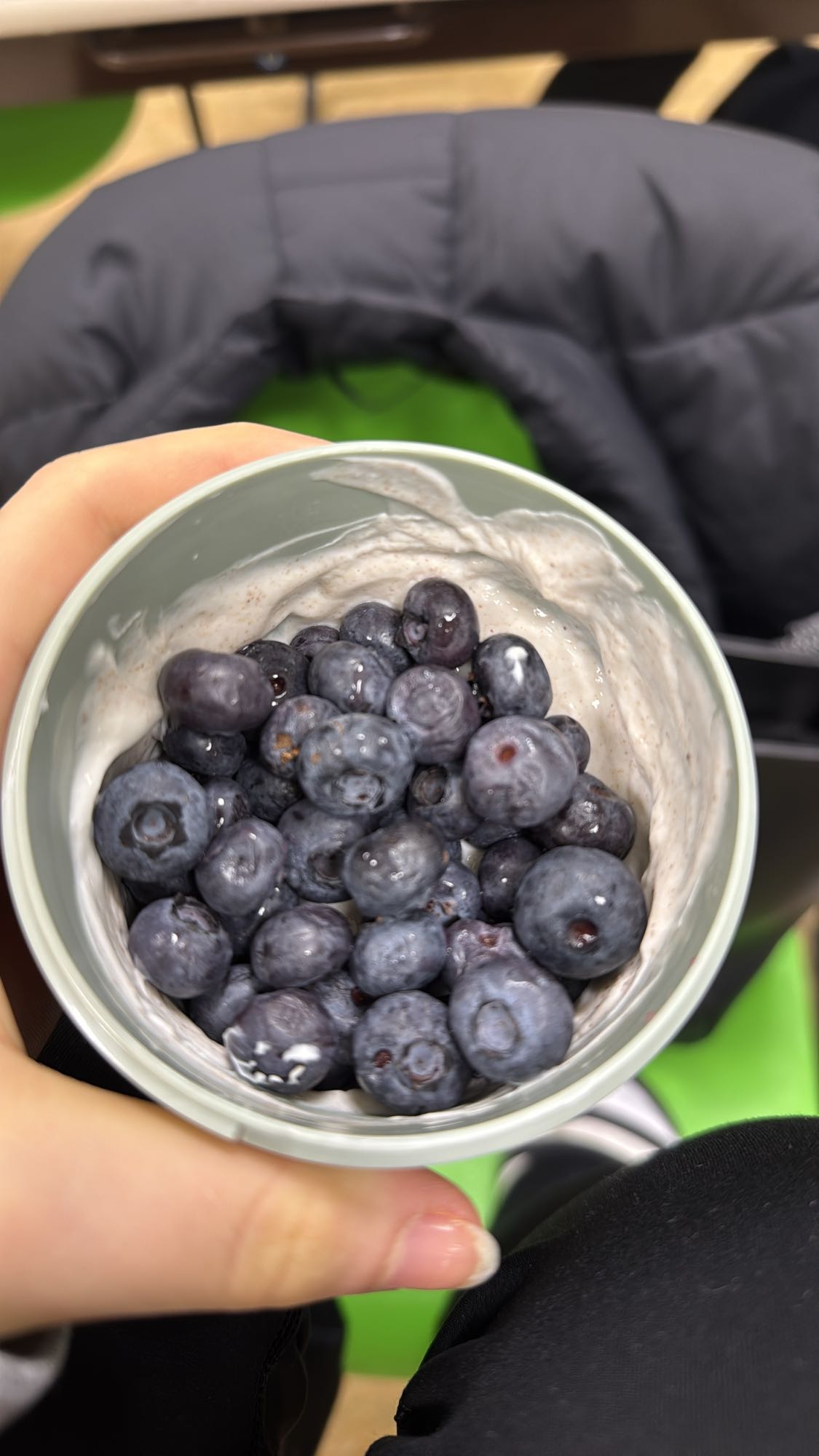 Heidelbeeren mit Joghurt