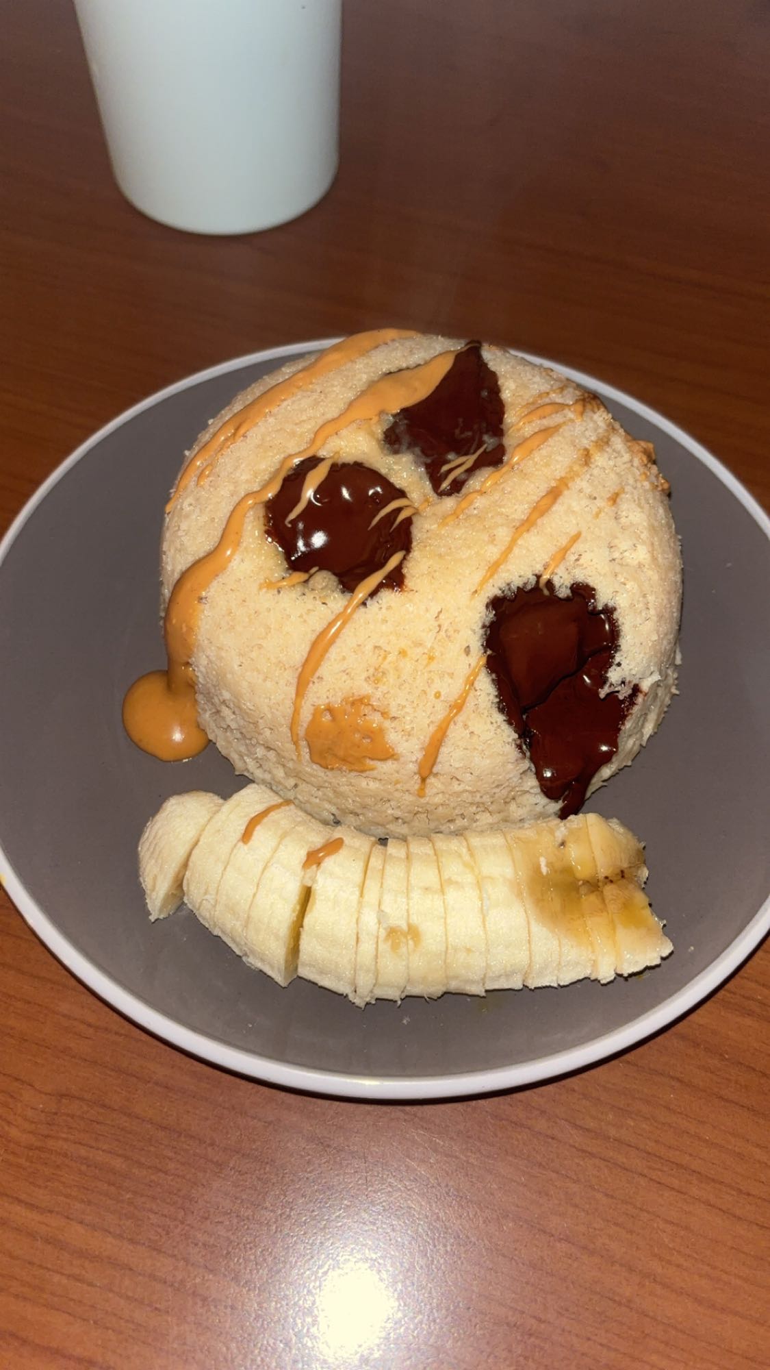Gâteau à la banane et chocolat