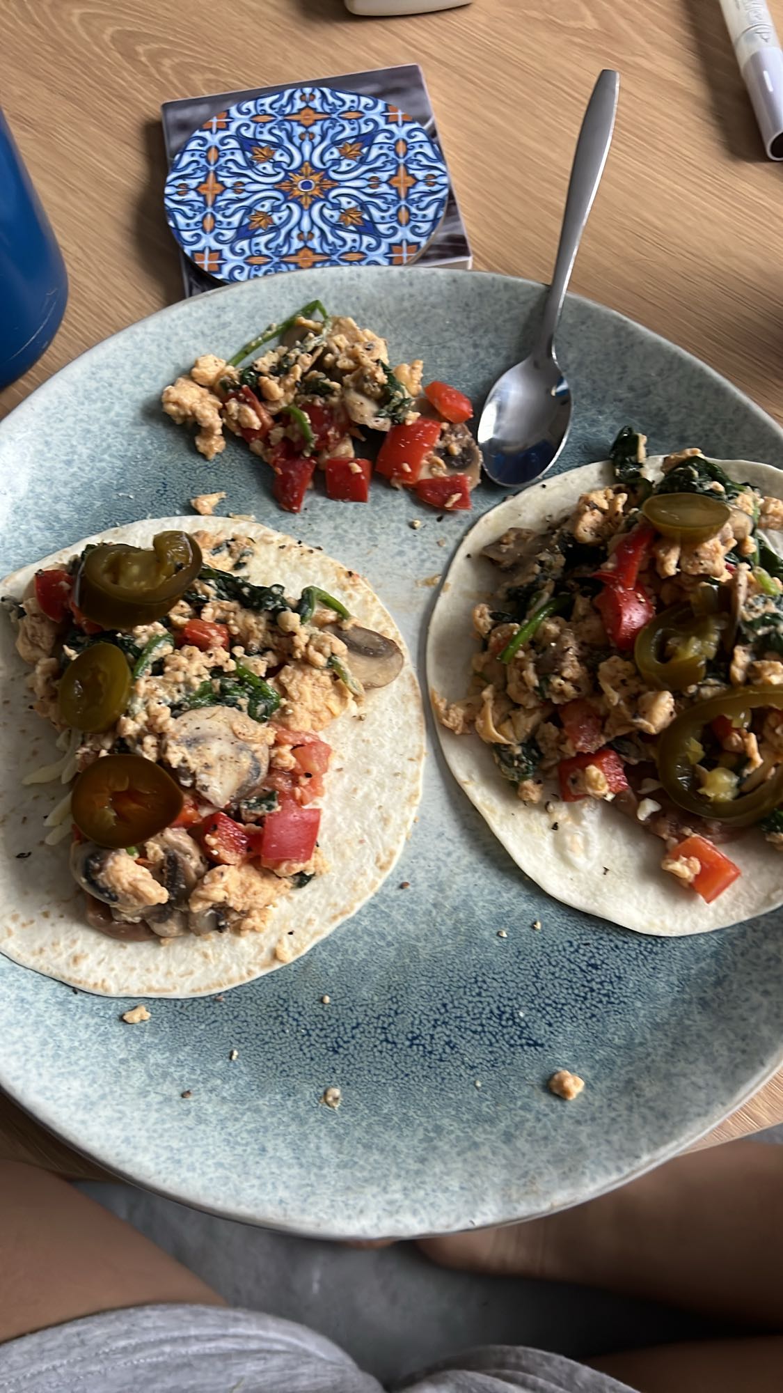 Egg Veggie Breakfast Tacos