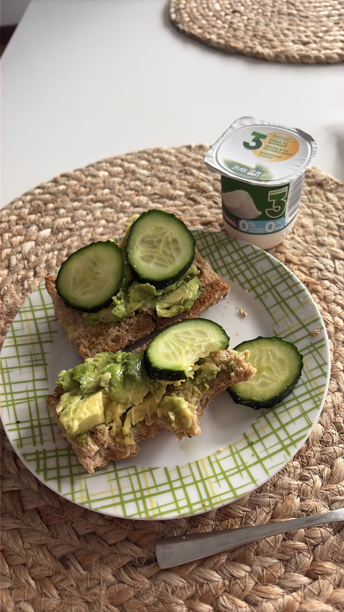 Tostadas con aguacate