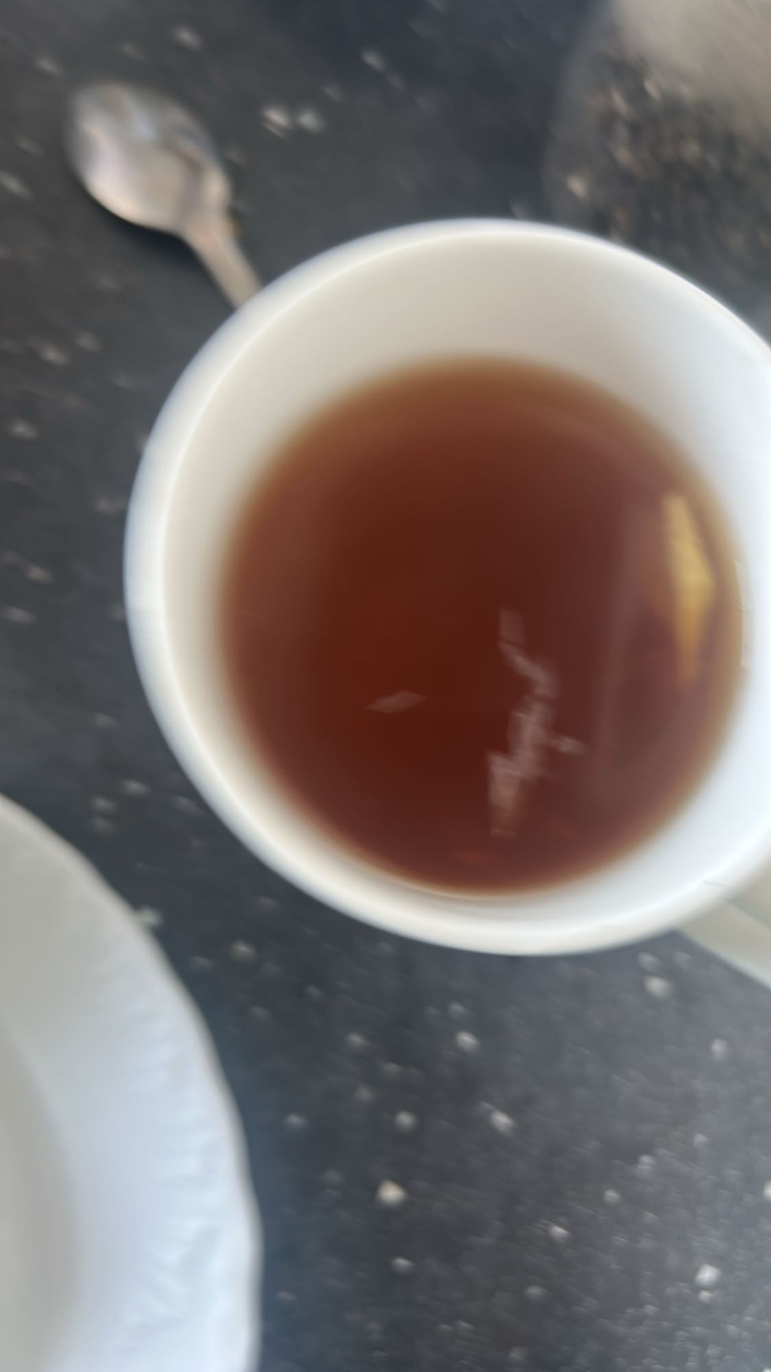 filiżanka czarnej herbaty