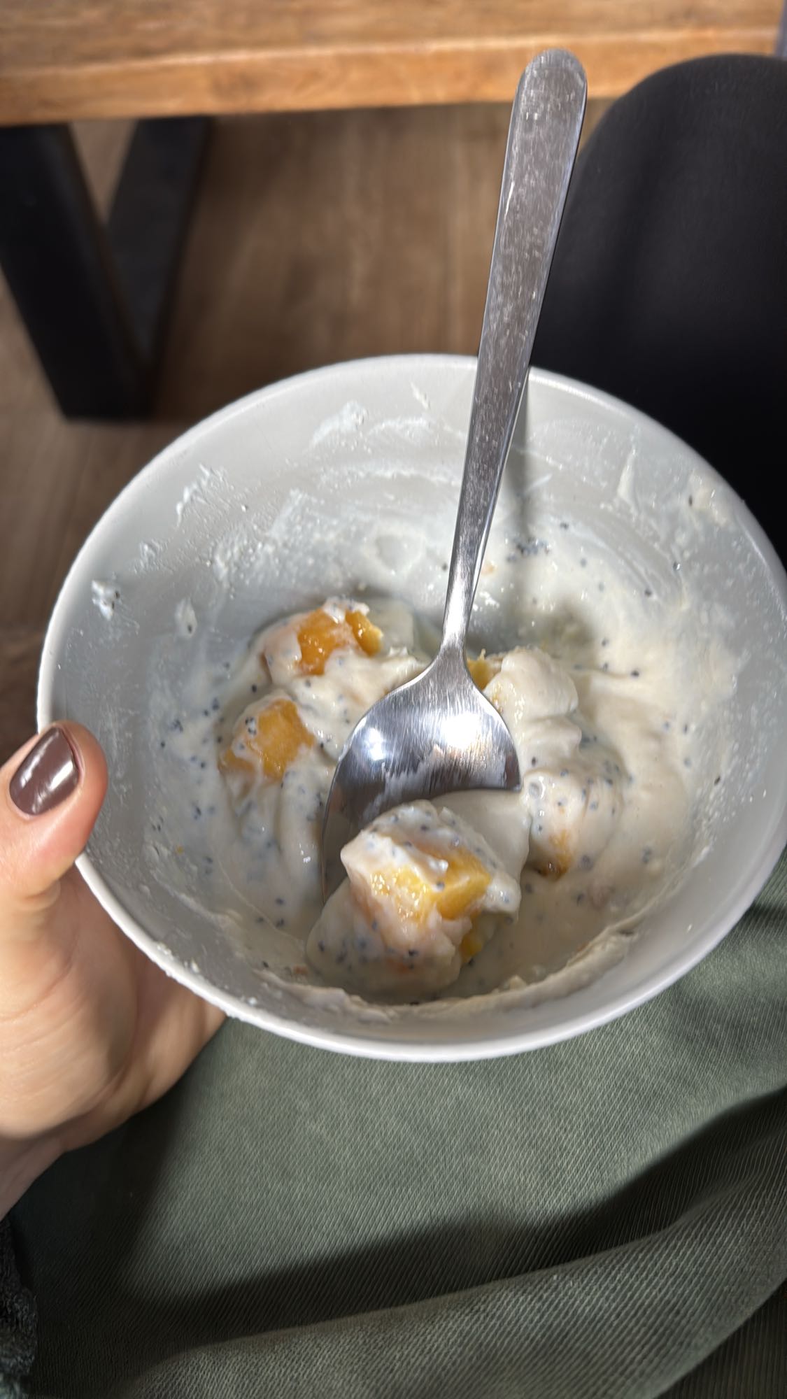 Proteingries von more, mit Chia und Mango