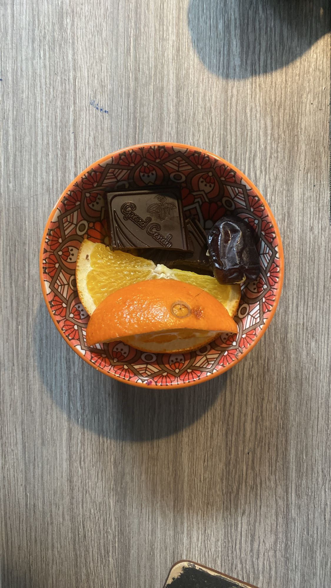 Fruit and Chocolate Bowl