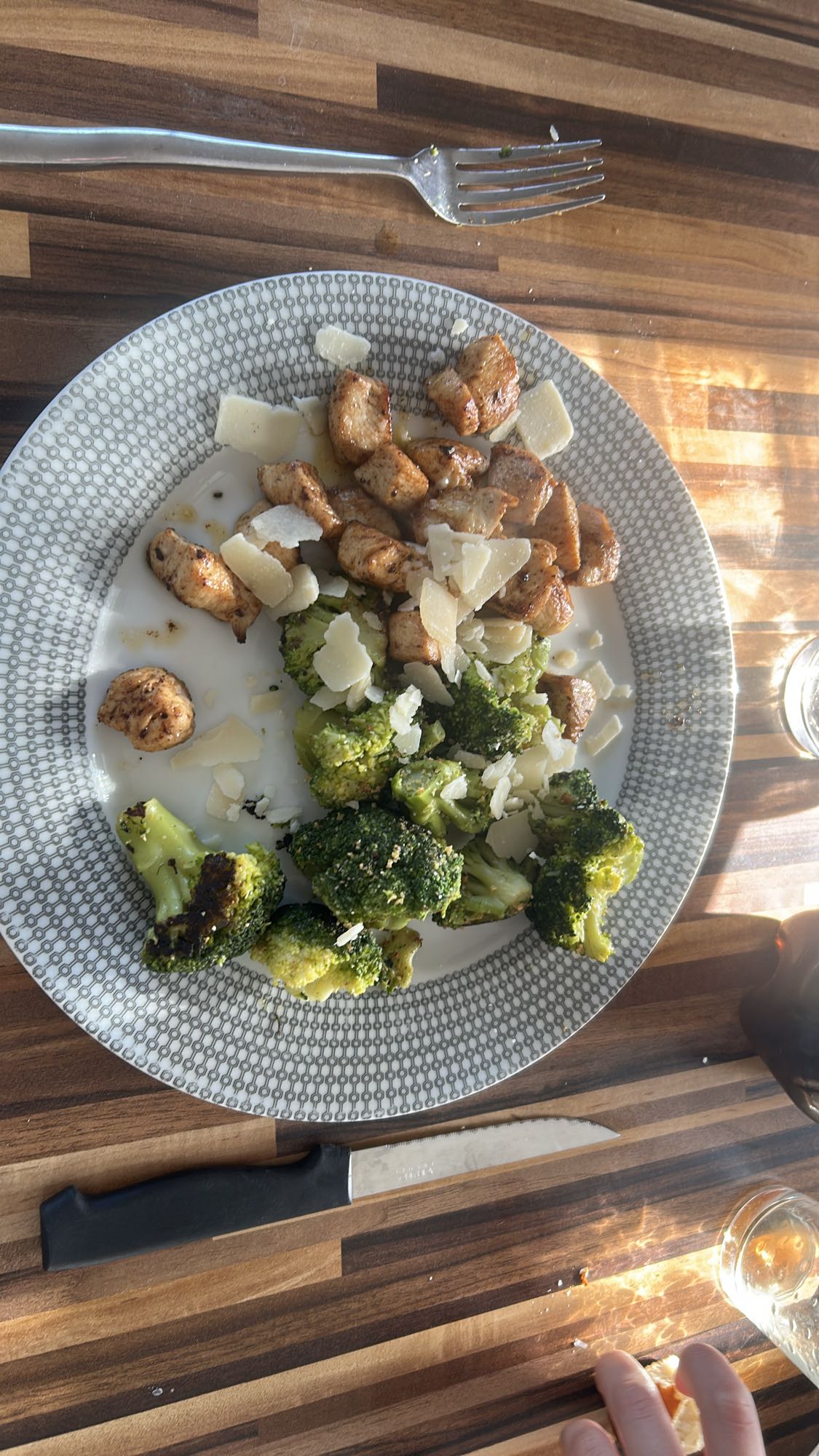 Poulet brocoli parmesan