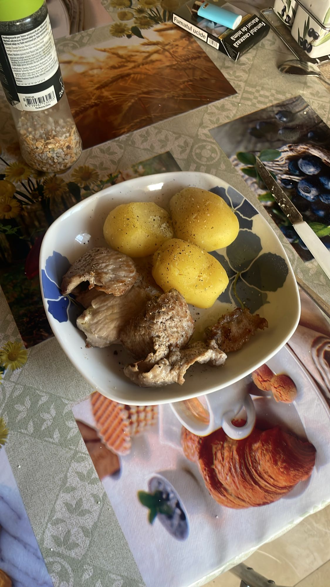 Cartofi cu carne prăjită