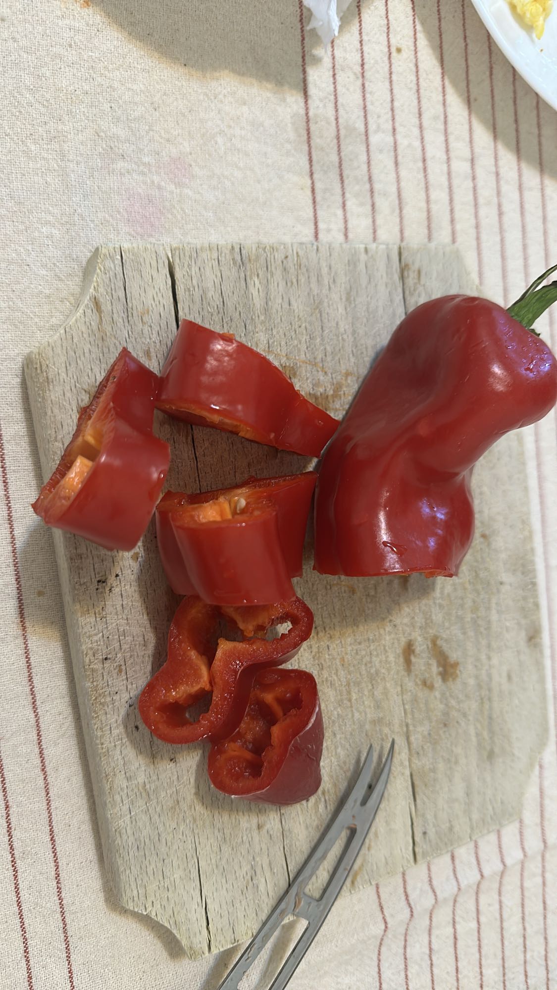 Sliced Red Bell Pepper