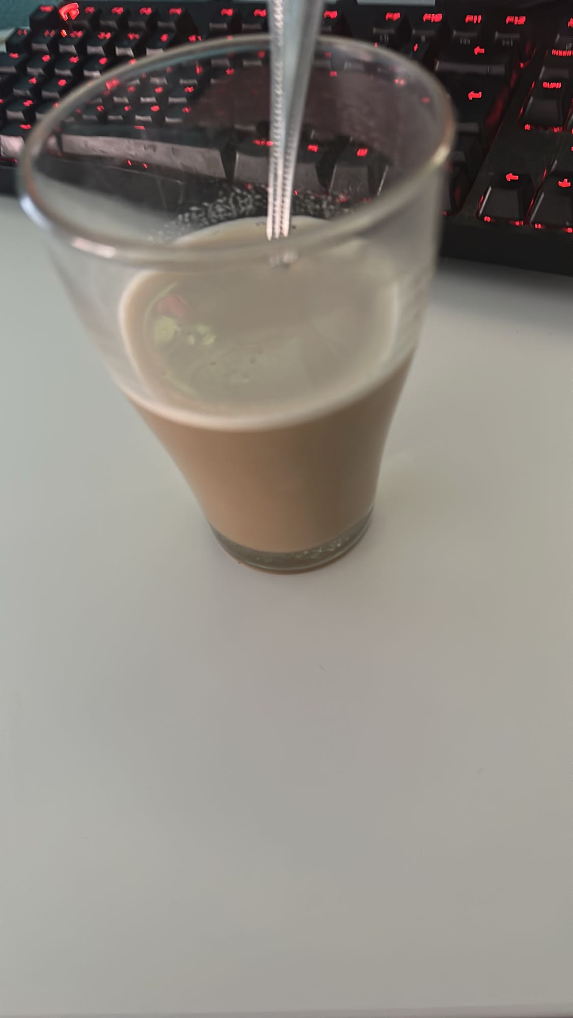 vaso de café con leche