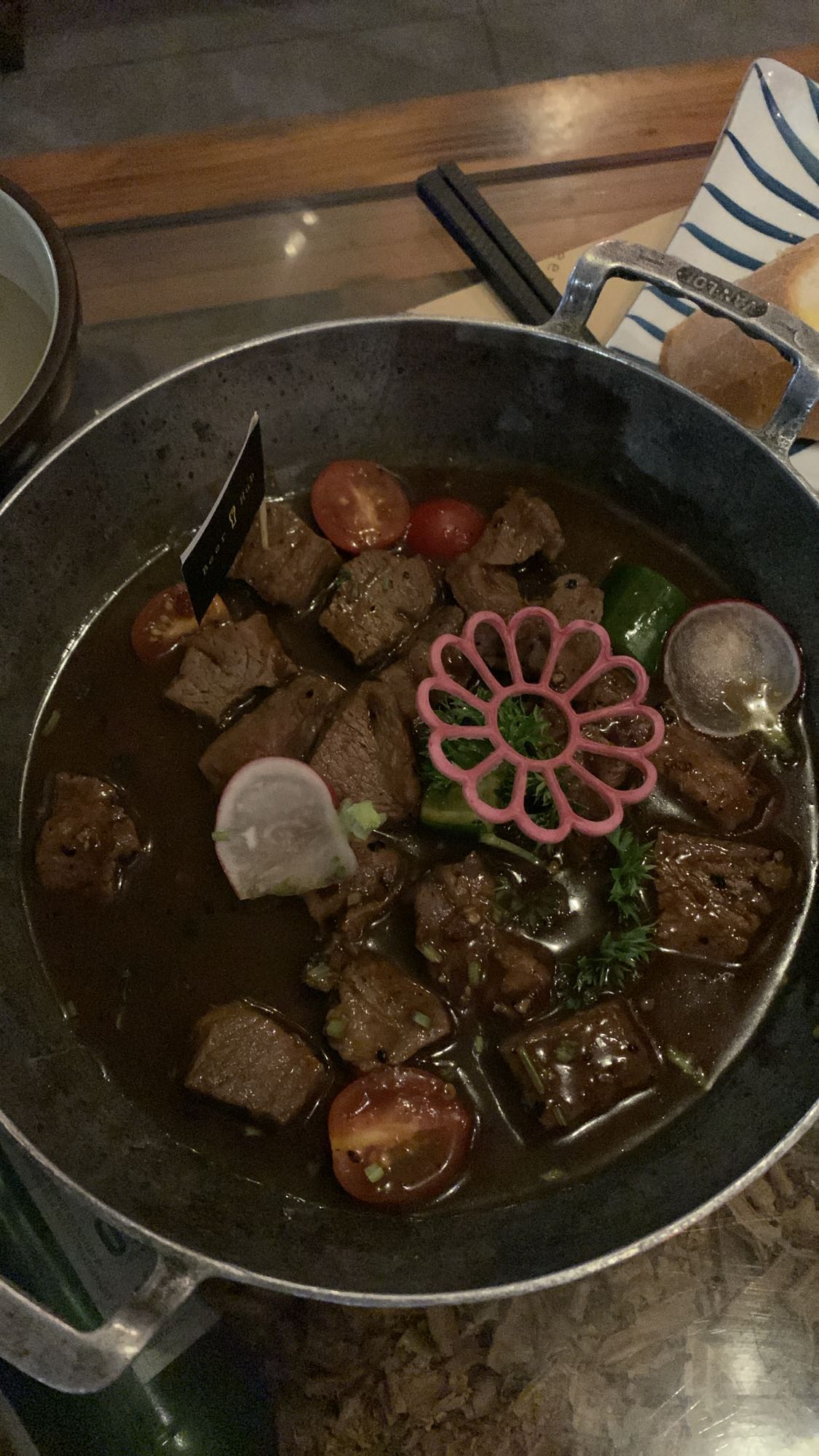 Beef stew with veggies