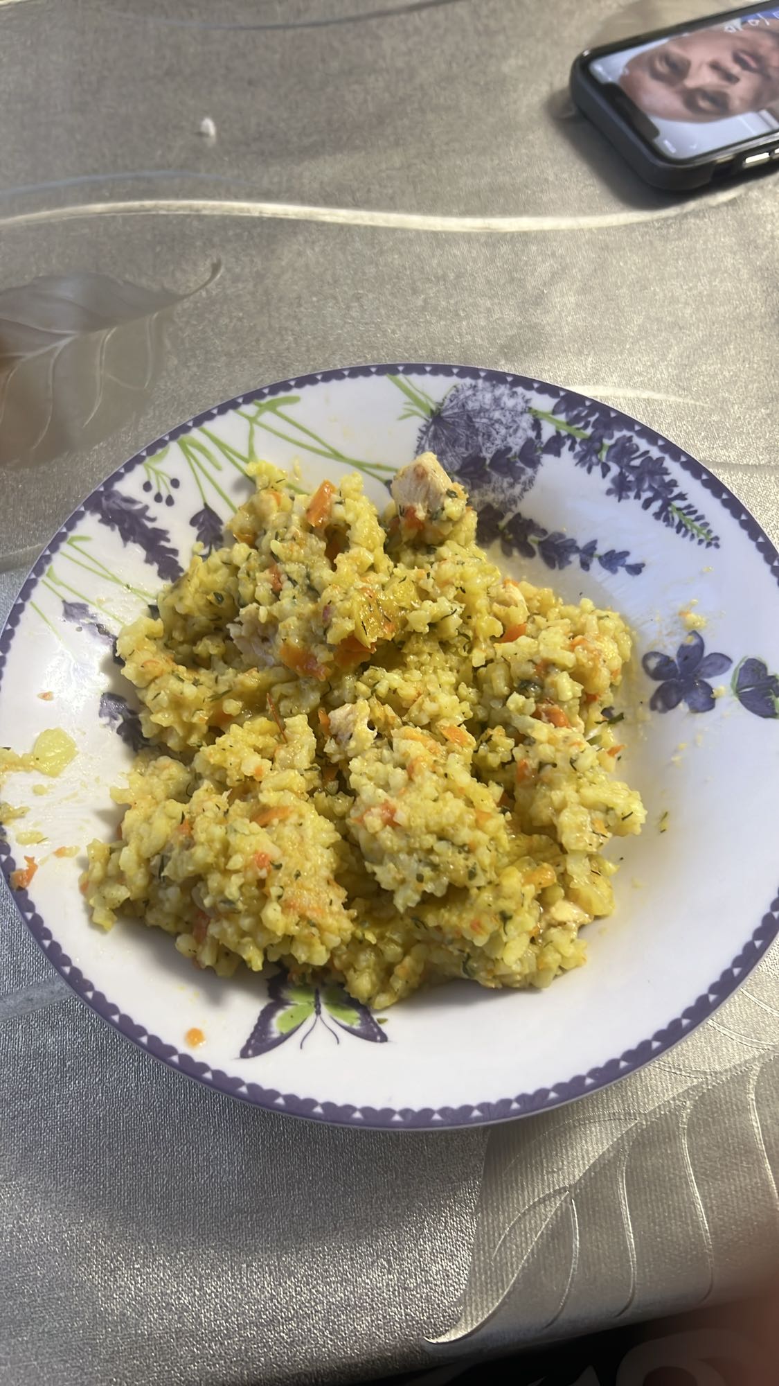 Pilaf cu pui și legume