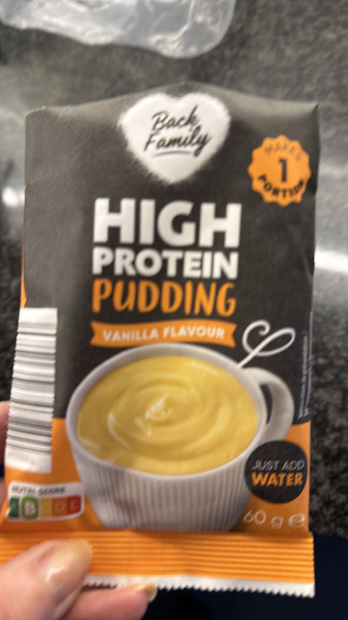 Vanille eiwitpudding