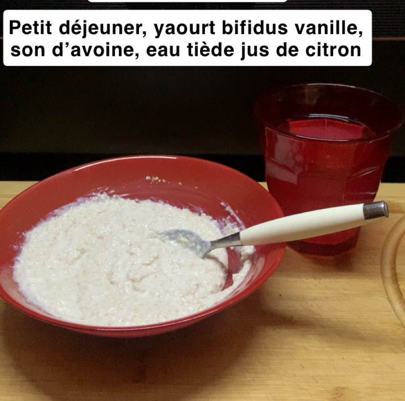 Petit déj yaourt avoine