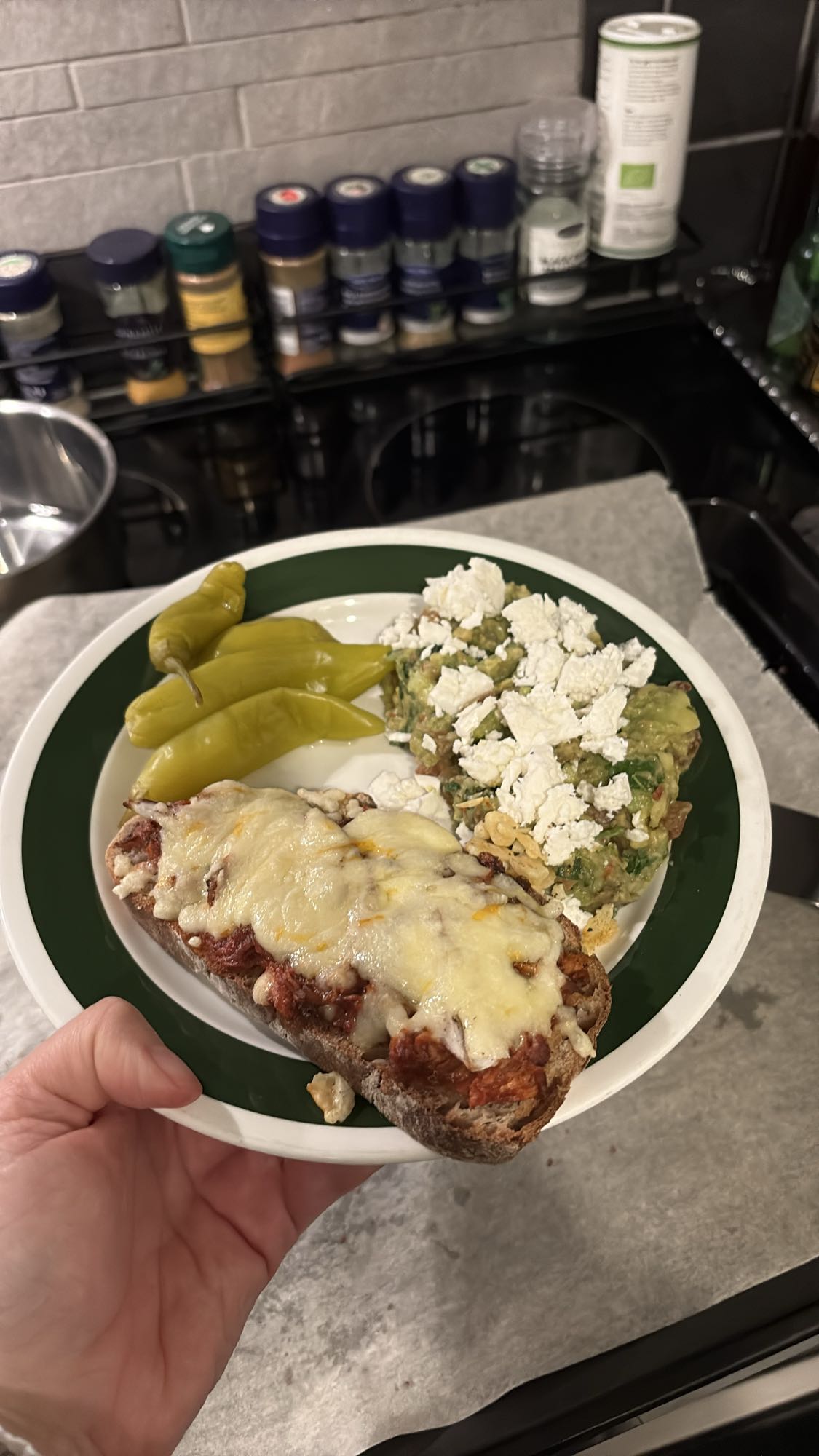 Ostsmörgås & salladstallrik