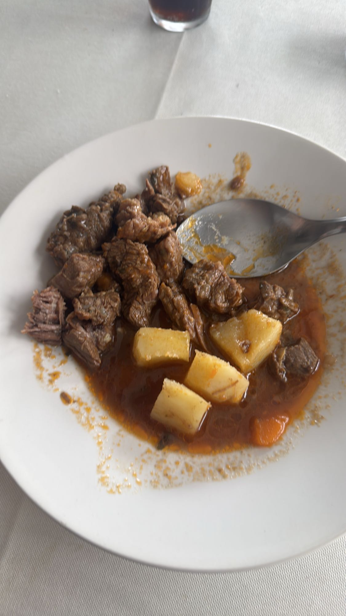 Carne cozida com batata