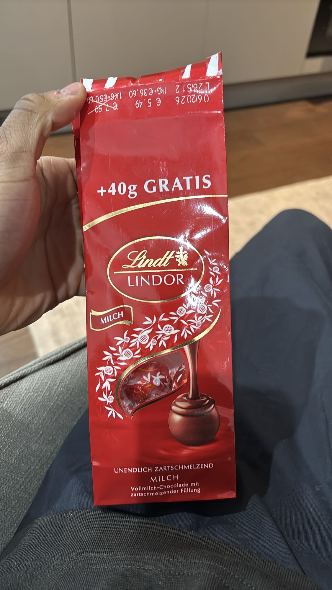 Lindor chocolat au lait