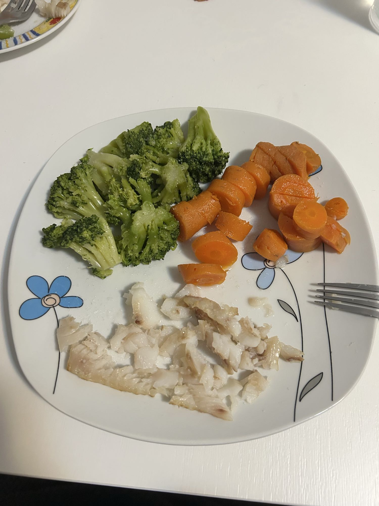 Pescado con verduras