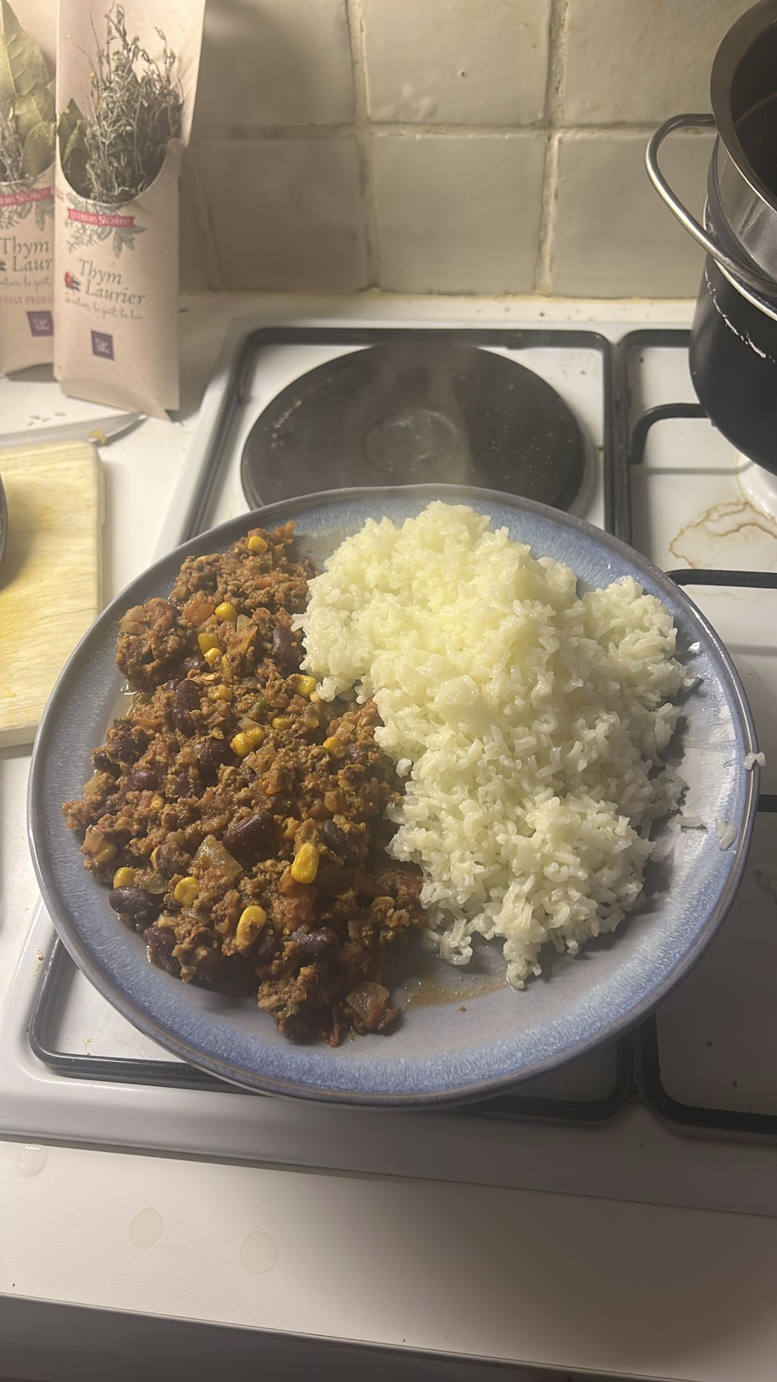riz et chili maison