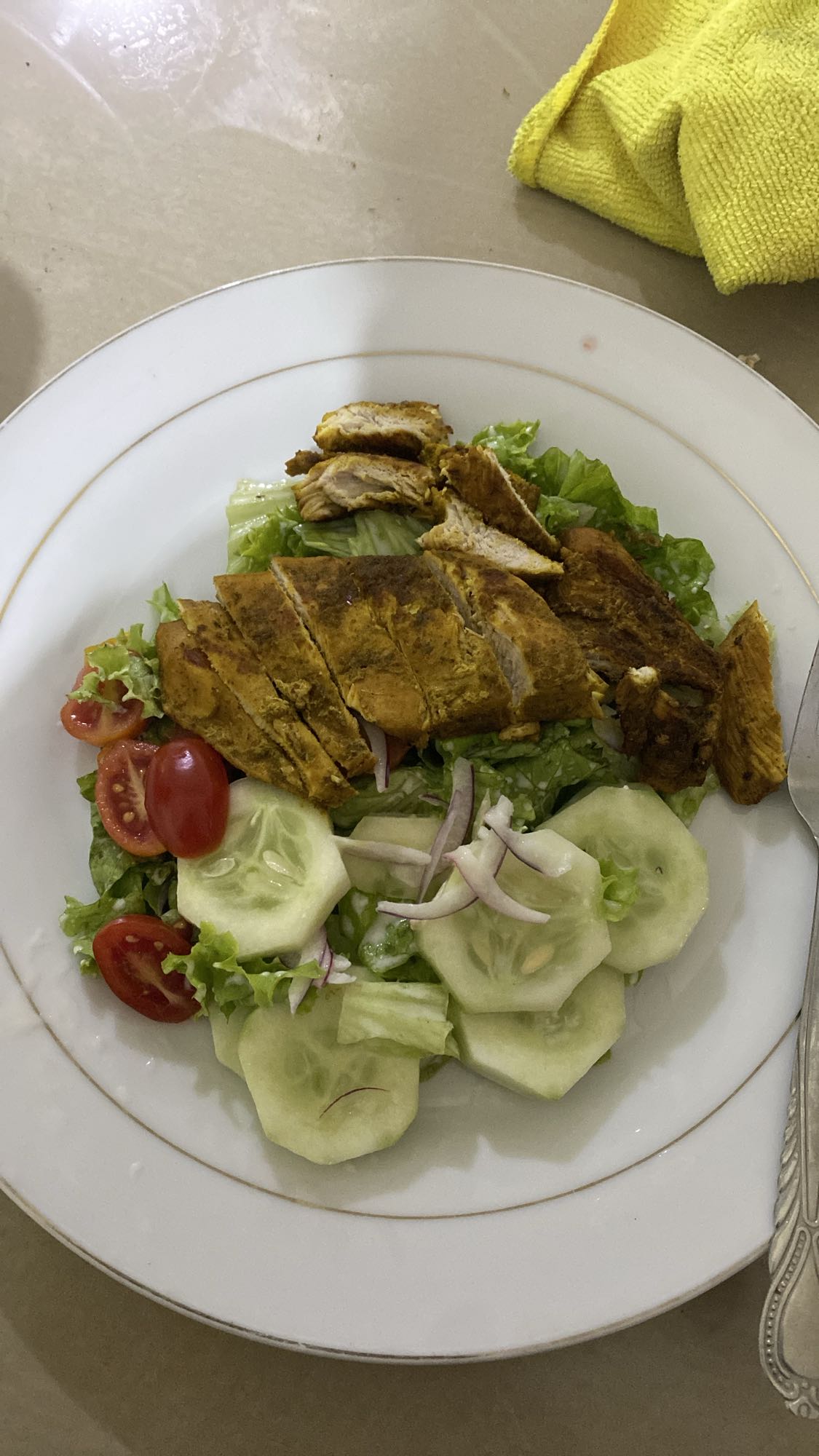 ensalada con pollo