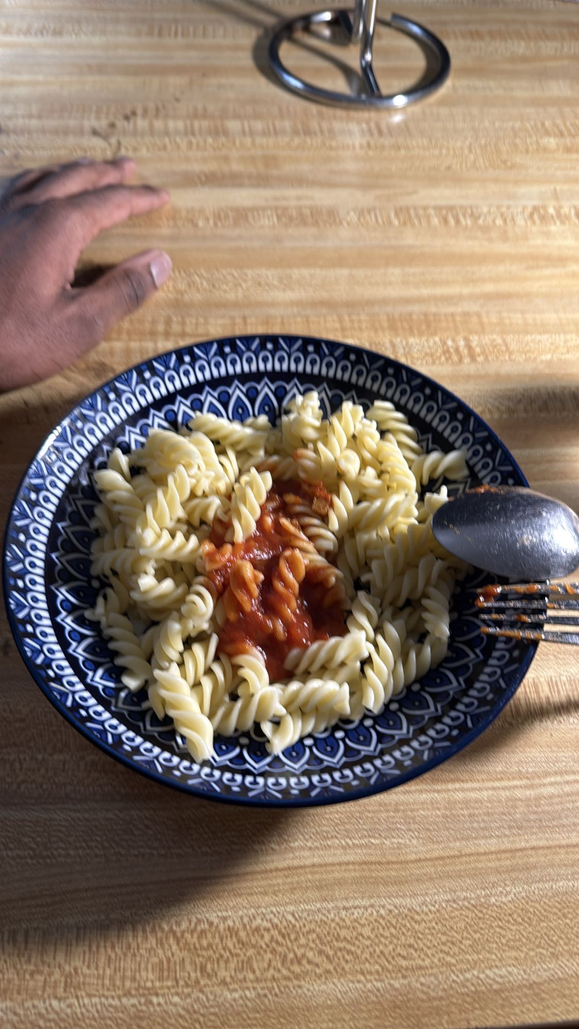 Pâtes à la sauce tomate