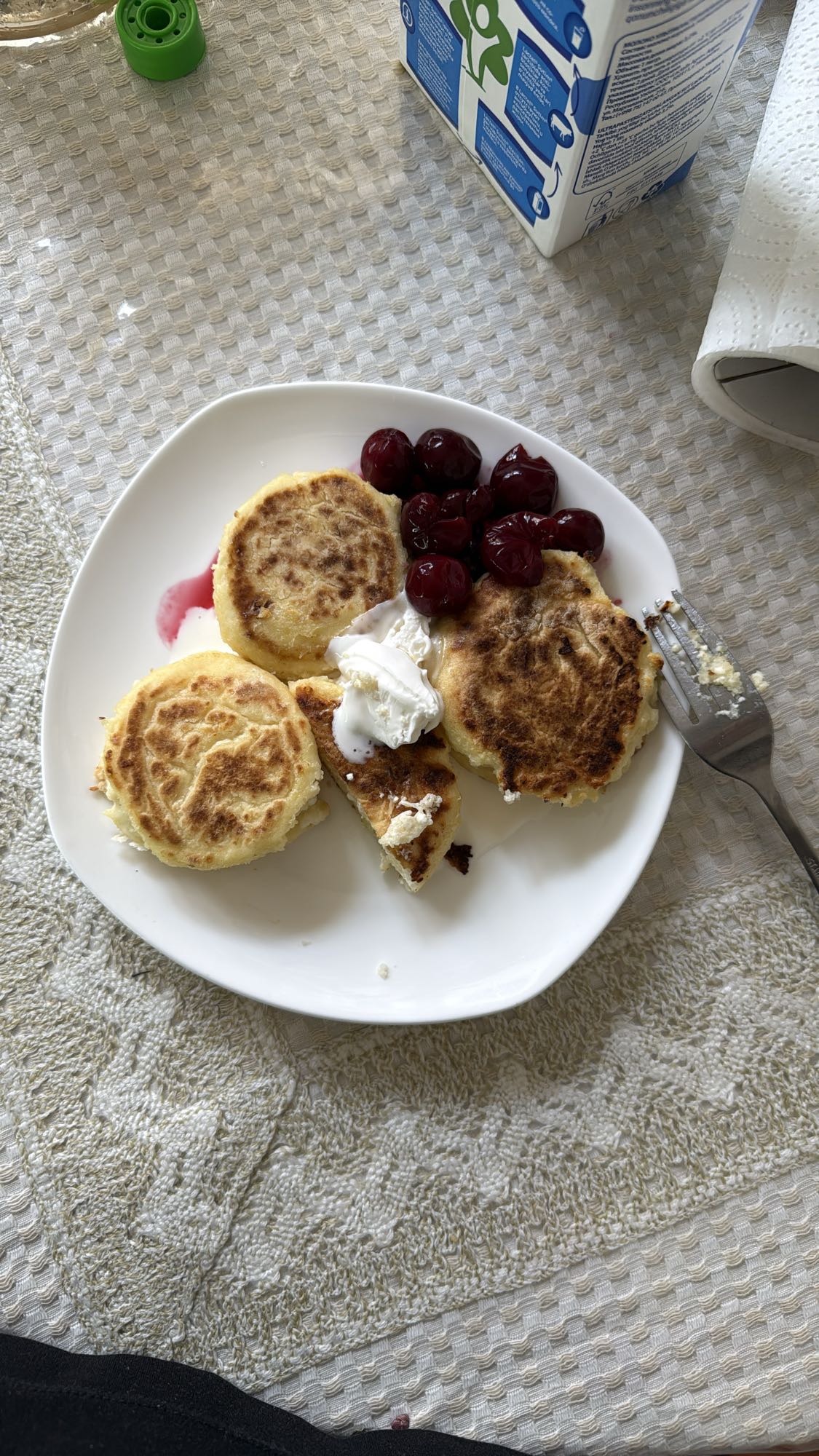 сырники с вишней