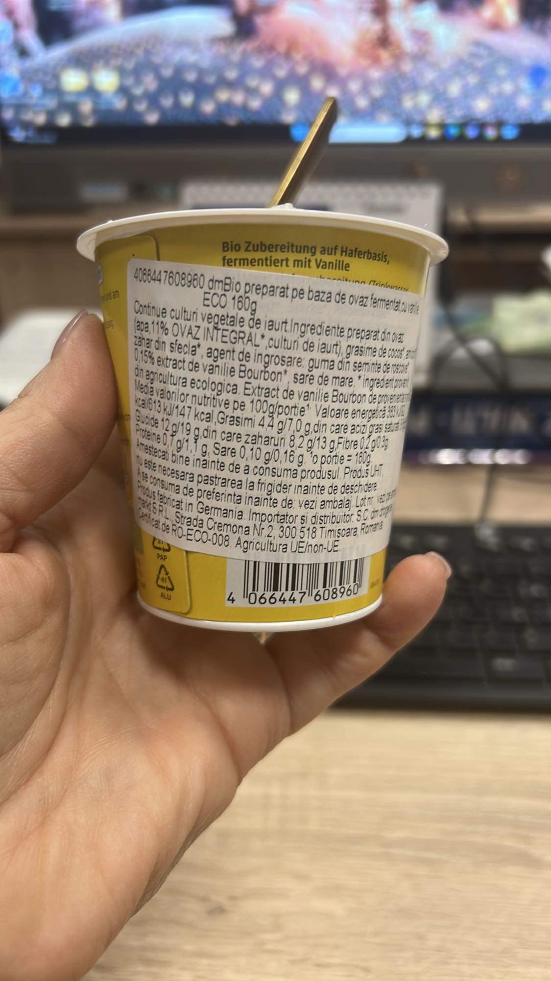 Preparat ovăz cu vanilie