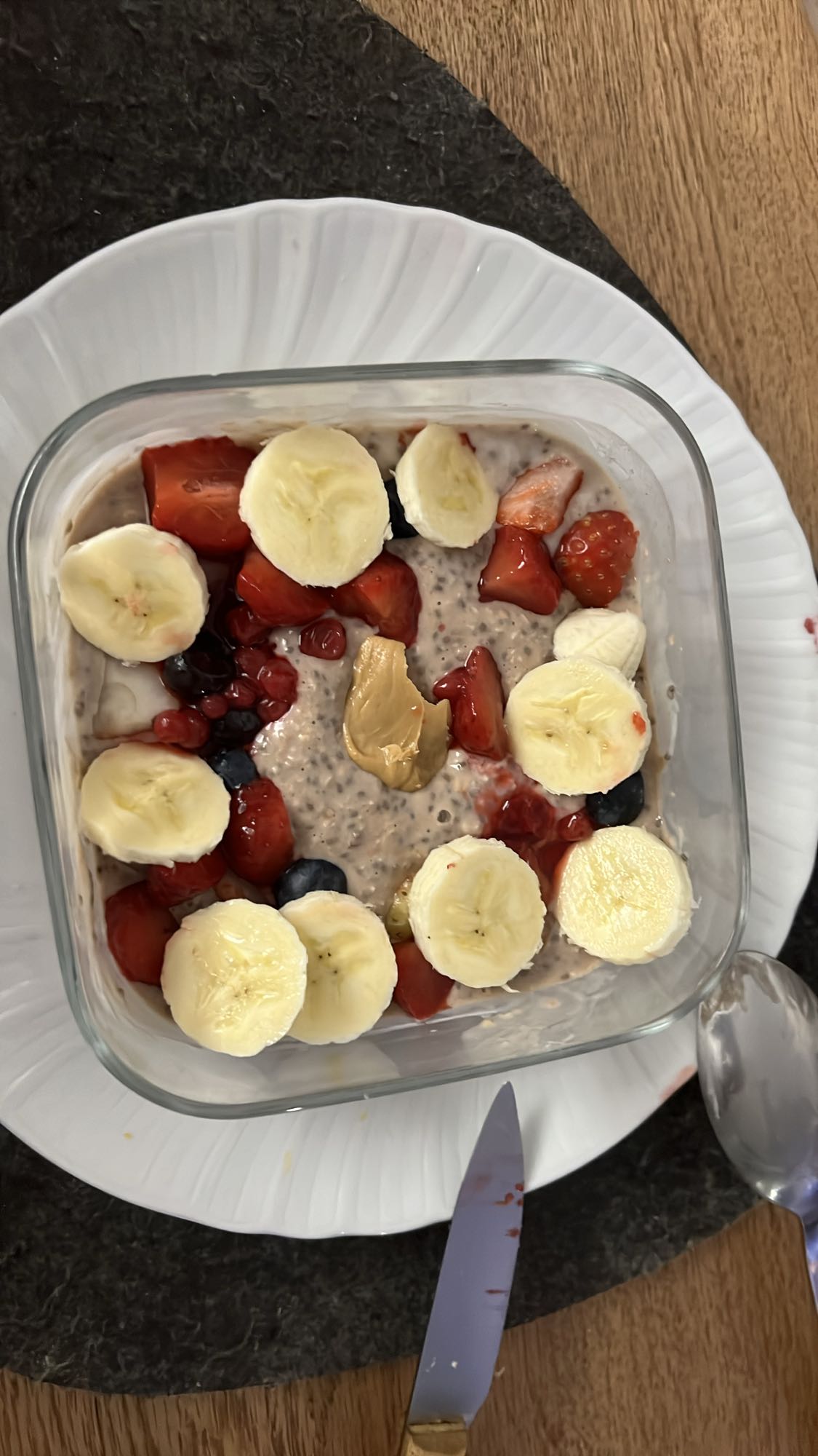 Overnight oats bowl