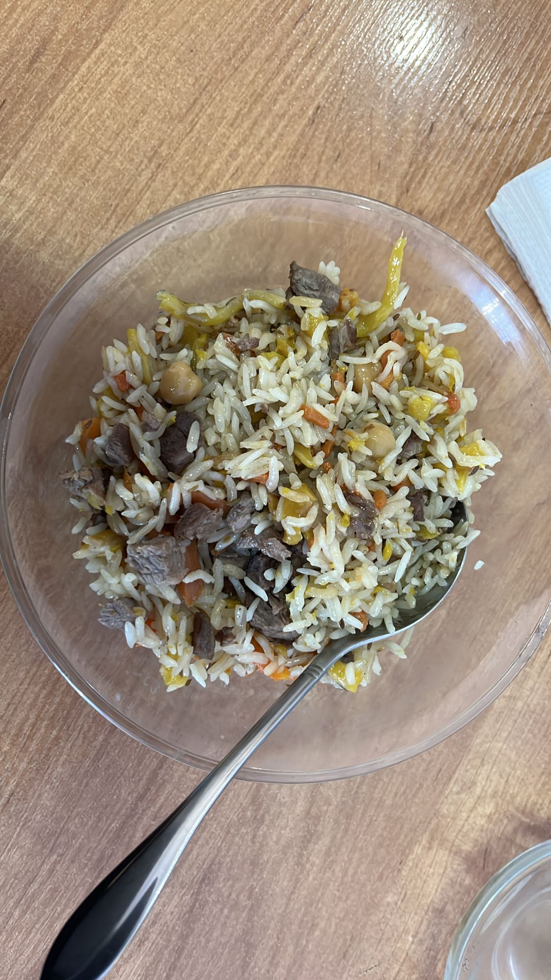 плов с говядиной