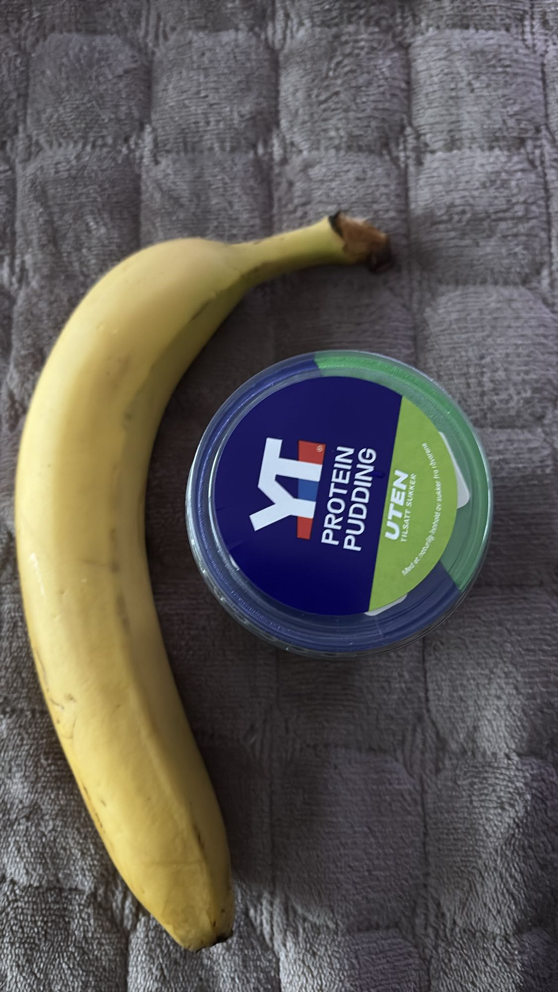 Banan og proteinpudding