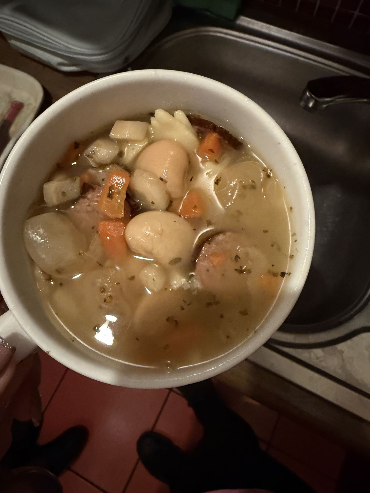 Zupa fasolowa z warzywami