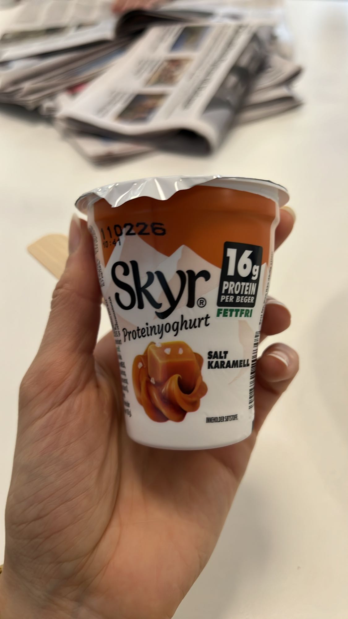 Salted Caramel Skyr Yogurt
