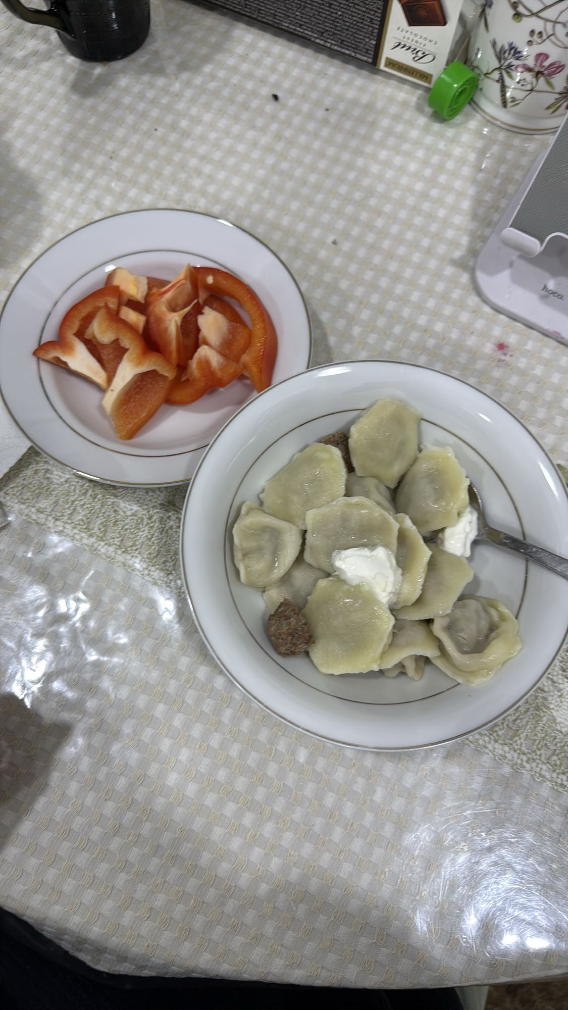 пельмени с перцем