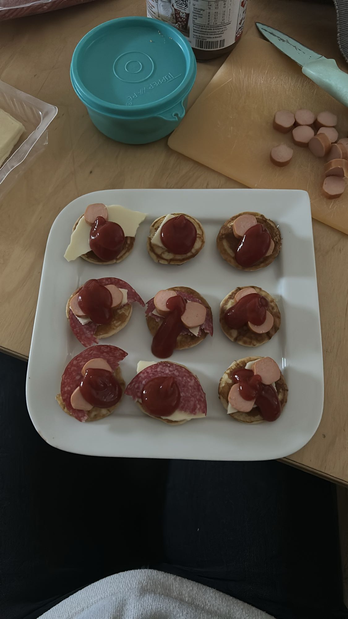 Mini Pfannkuchen Snacks