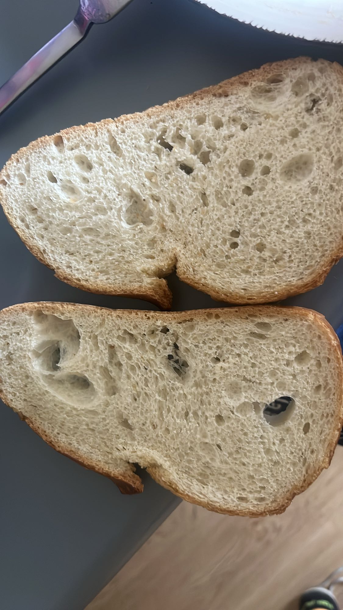 Rebanadas de pan blanco