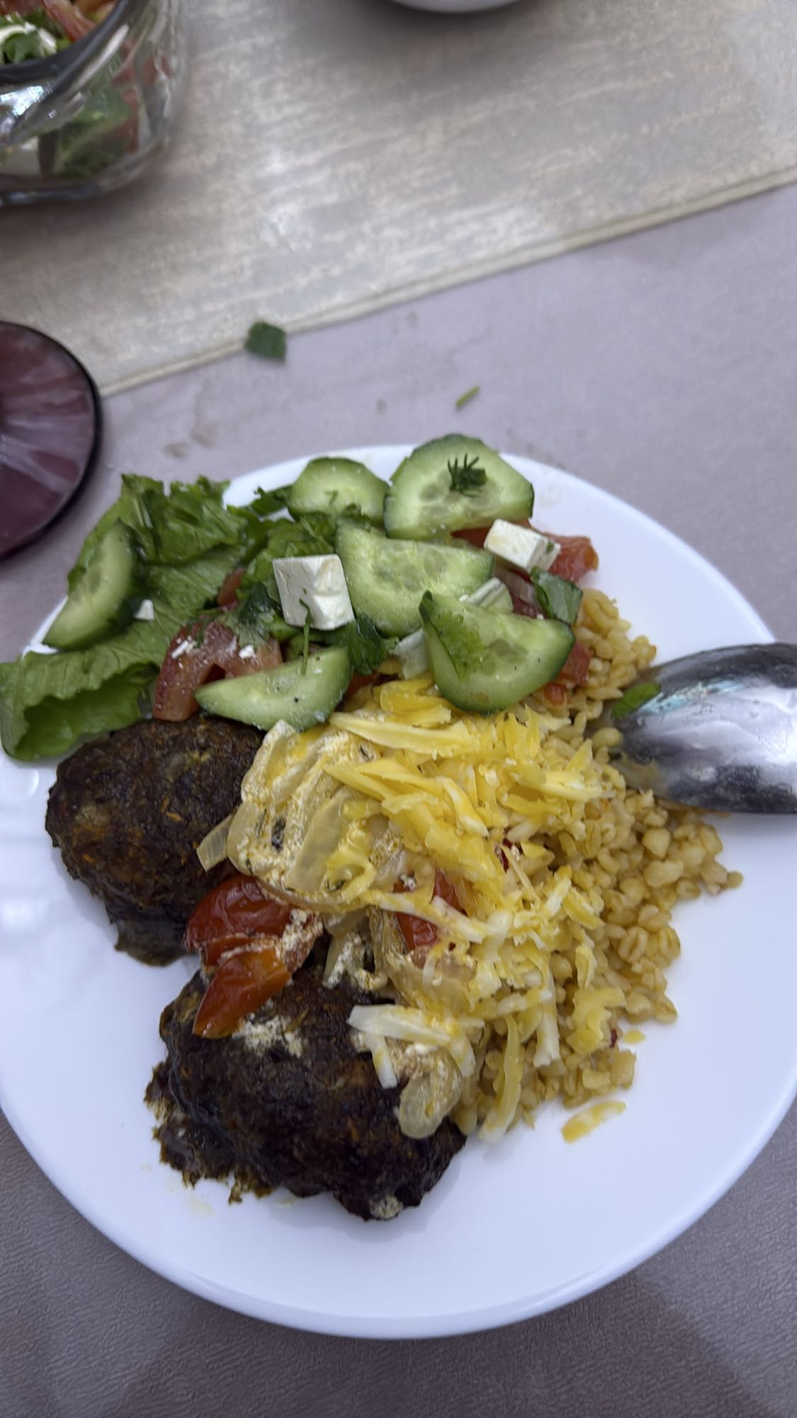 Фрикадельки с булгуром