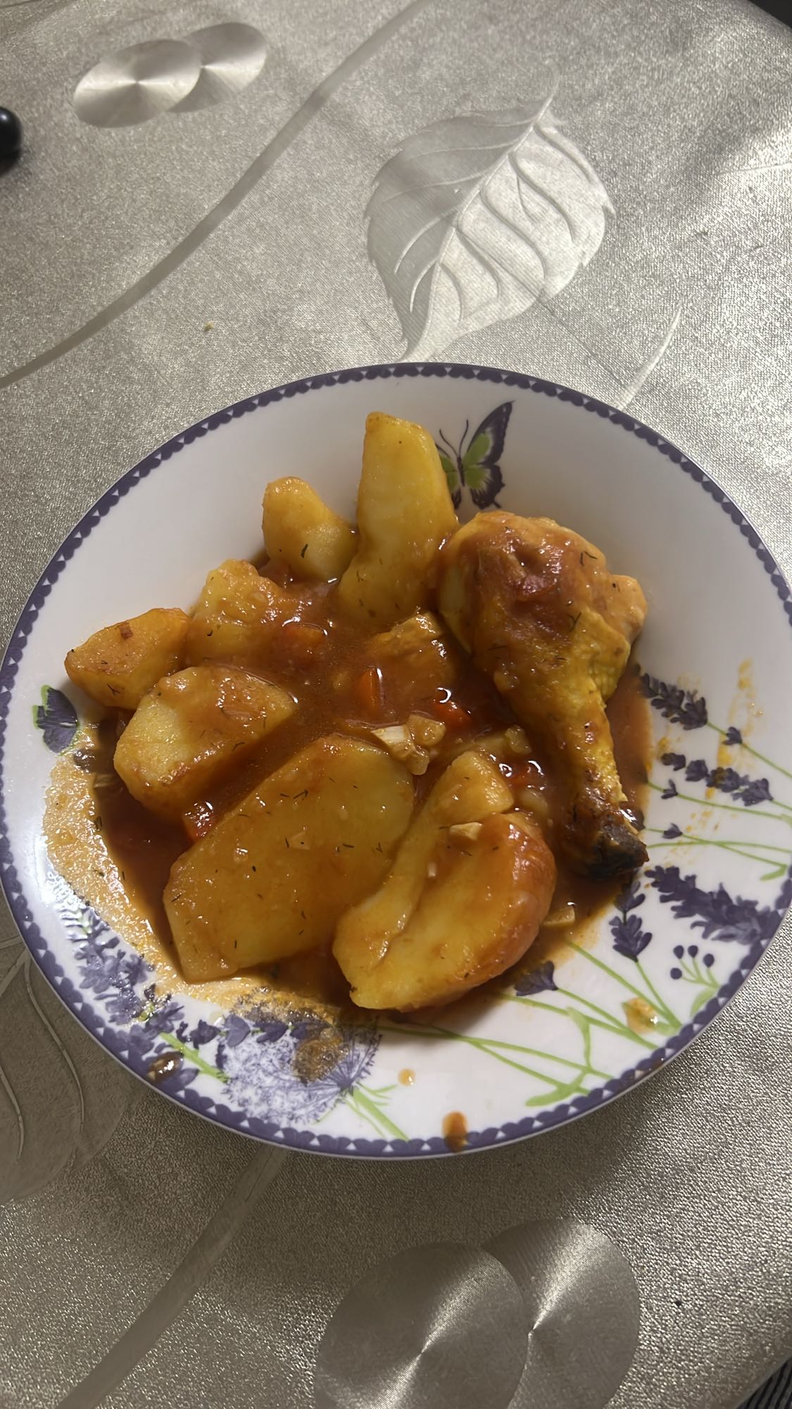 Cartofi cu pulpa de pui