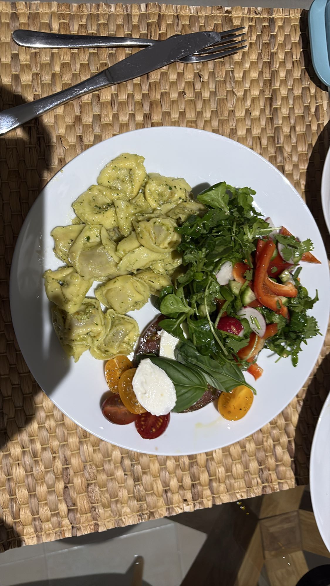 Pesto Tortellini Salad