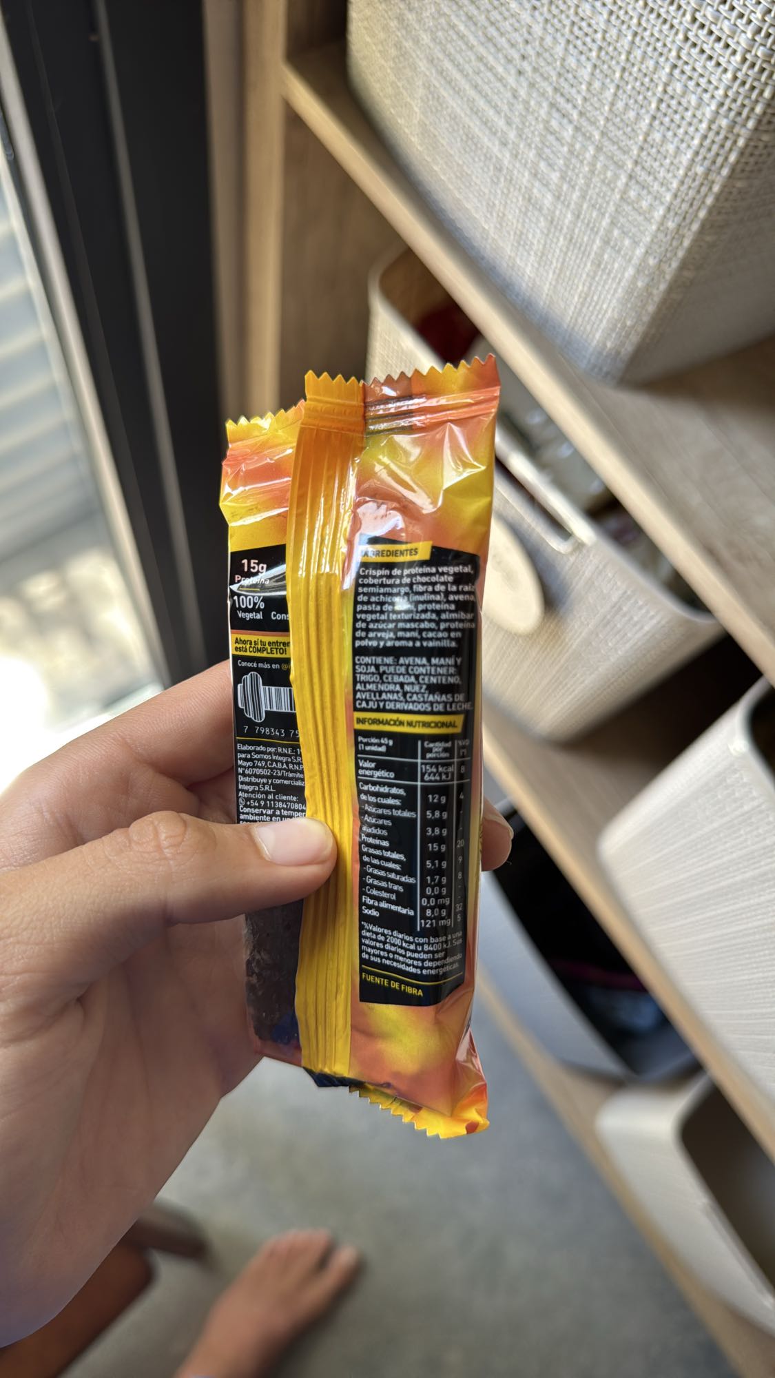 Barra proteica vegetal