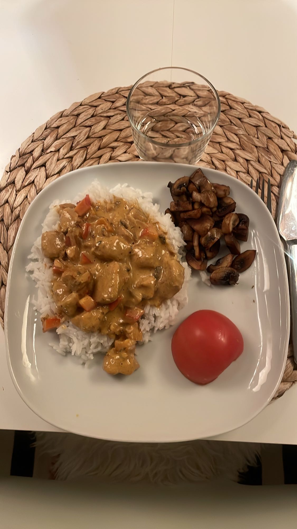 Kycklinggryta med ris