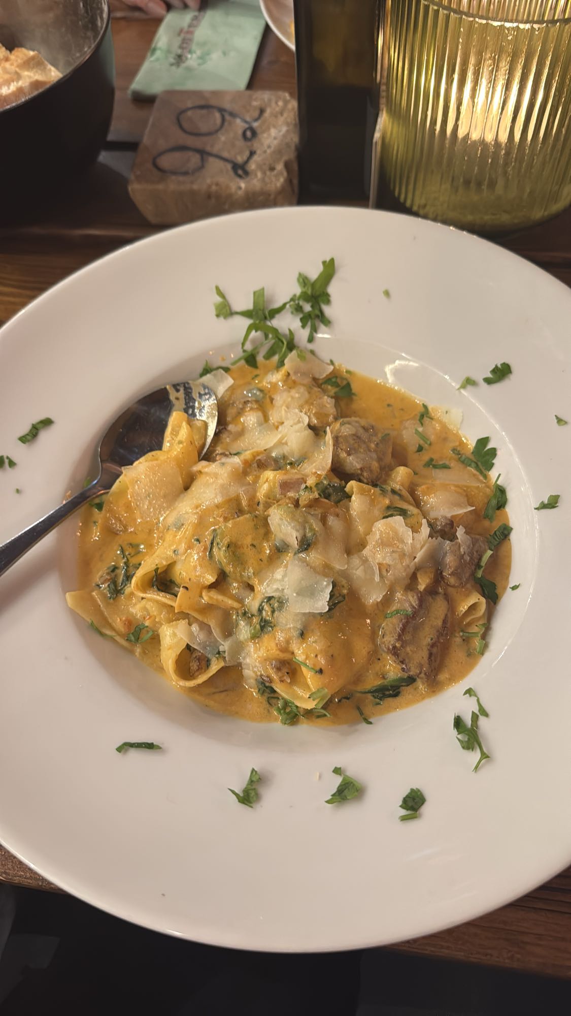 Pasta mit Sahnesoße