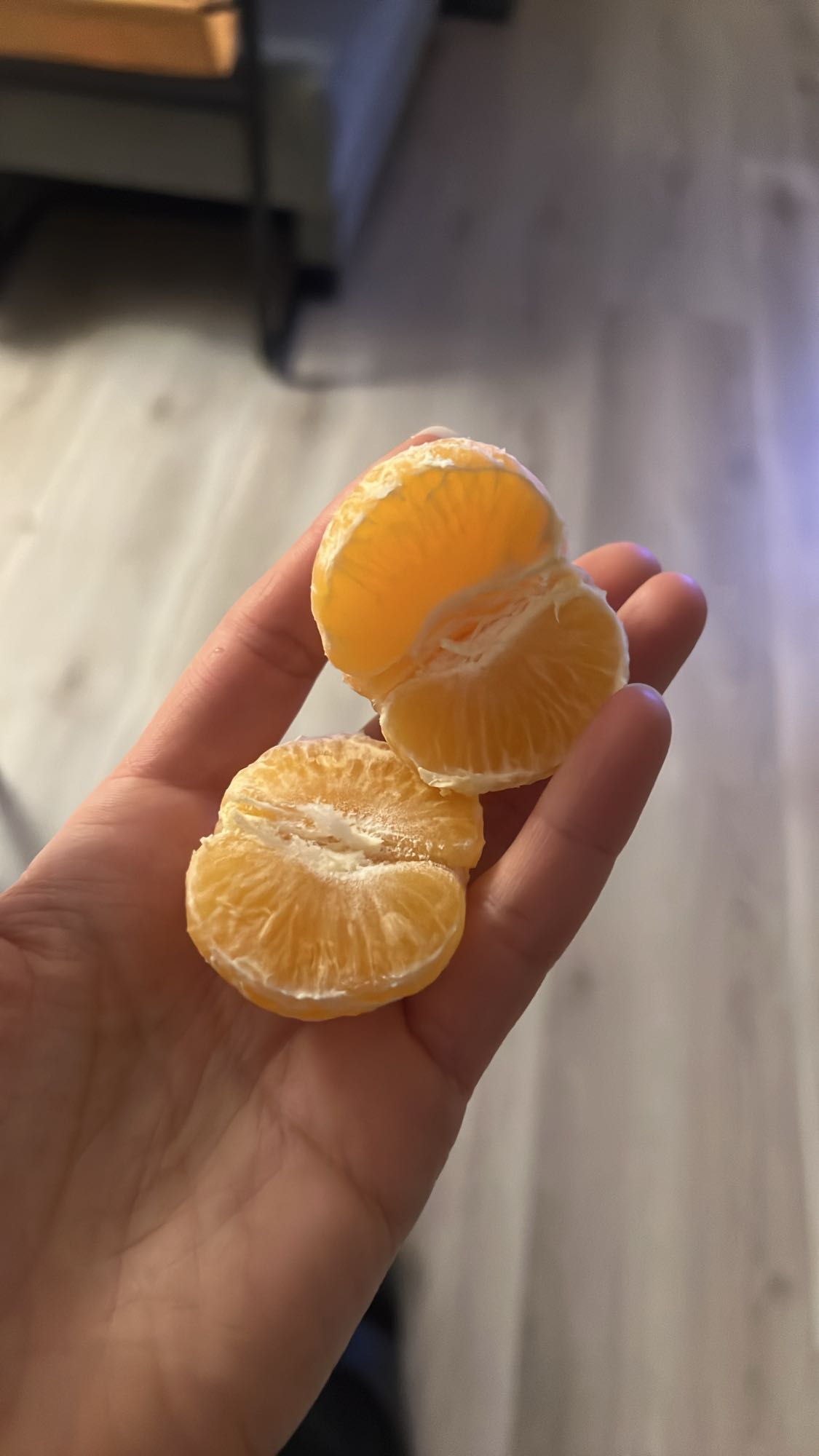 Mandarin segments snack