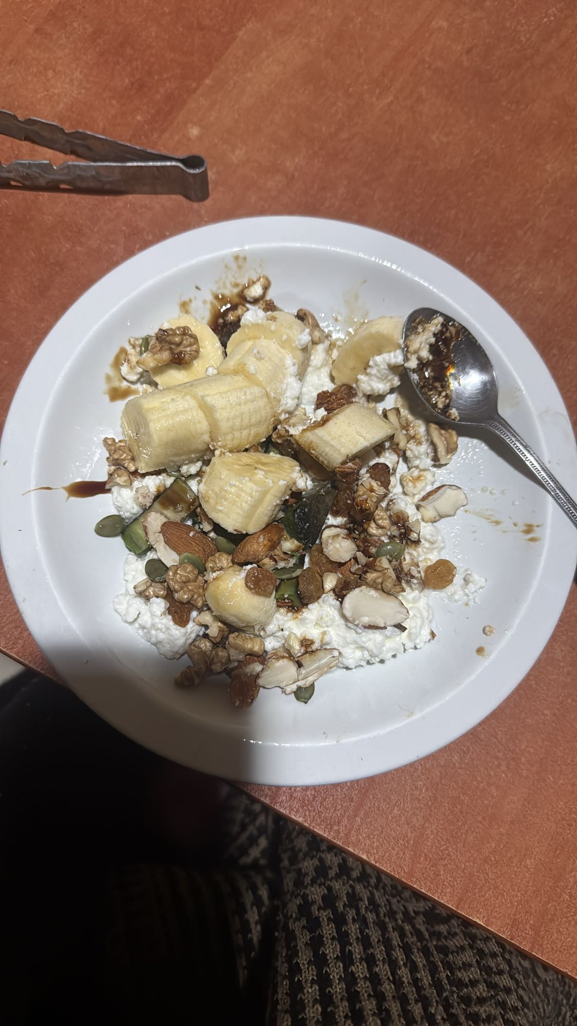 Cottage Cheese Banana Nut Bowl