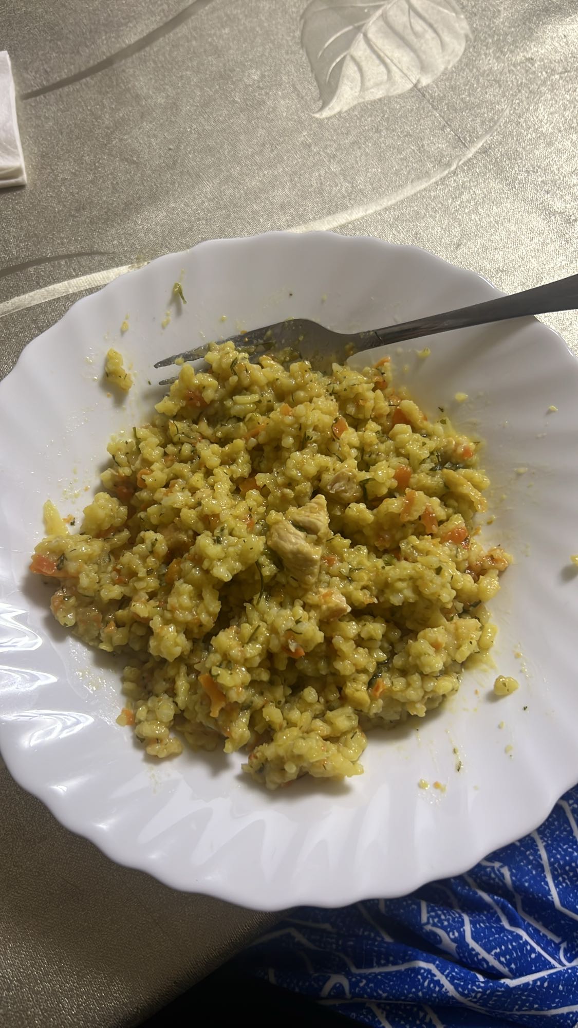 Pilaf cu pui și legume