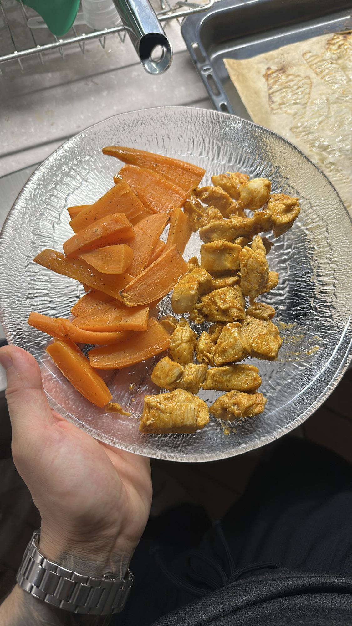 Kyckling med morötter