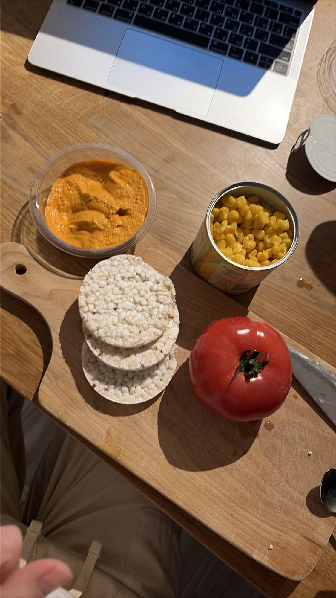 Рисовые хлебцы с овощами