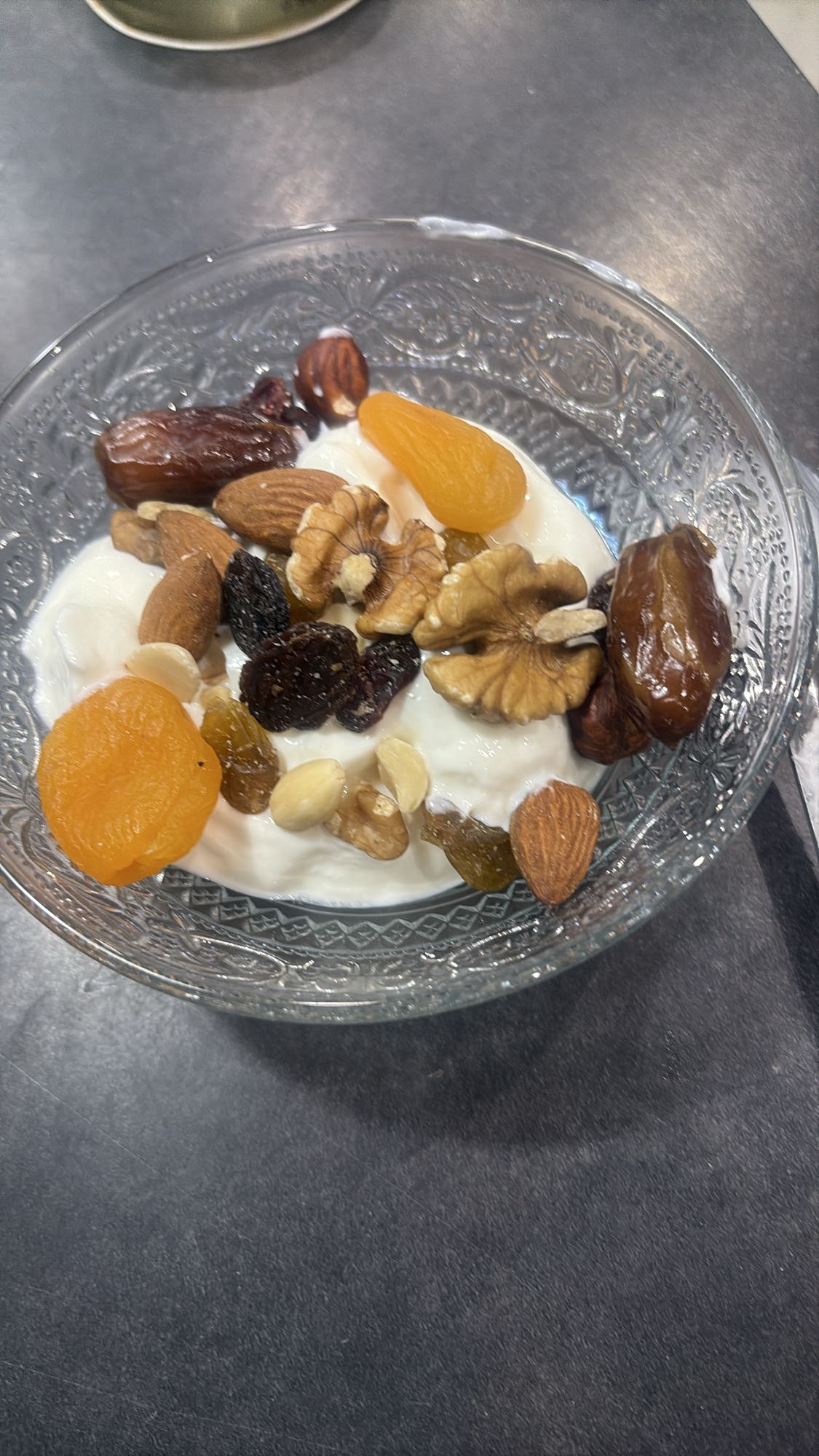 Yaourt aux fruits secs