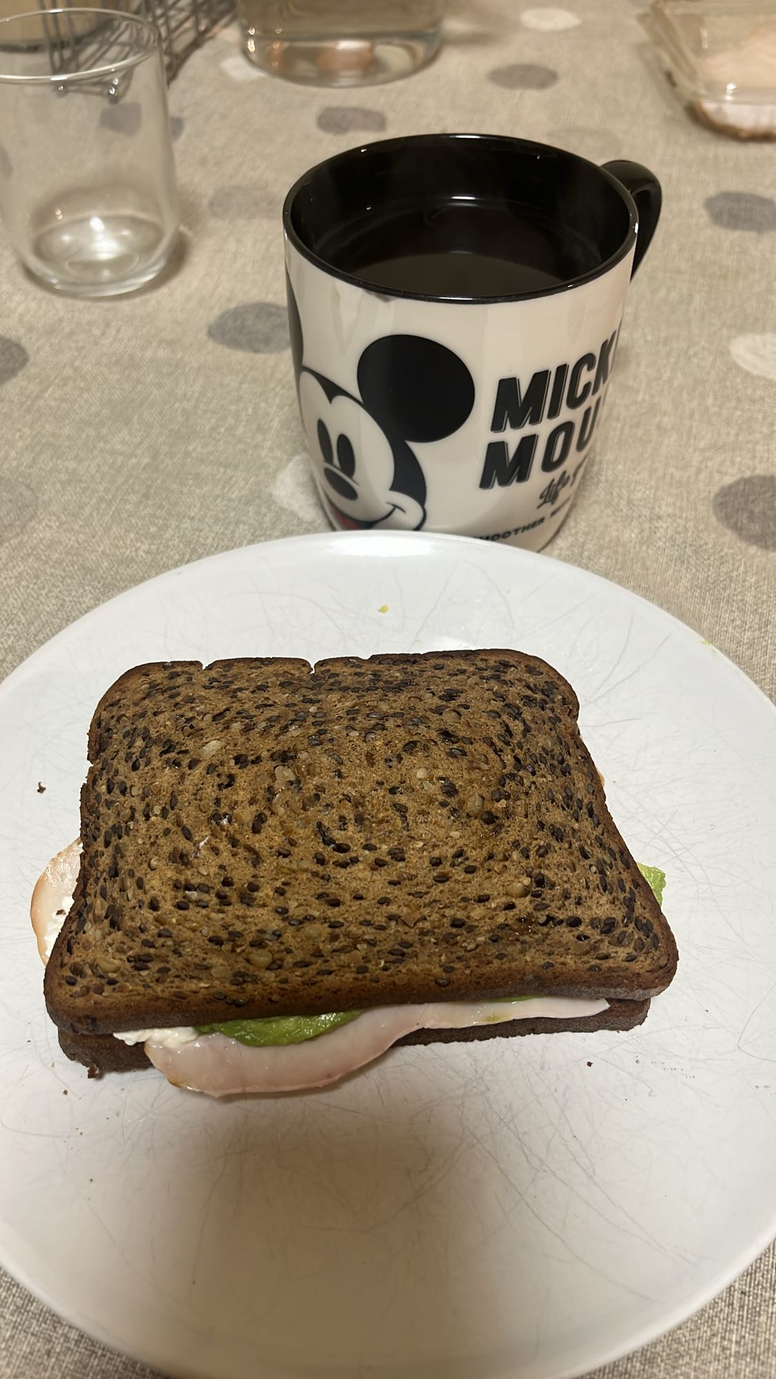 Sándwich integral pavo