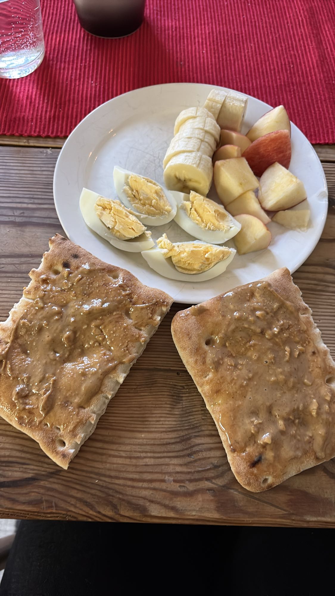 Frukost med ägg & frukt