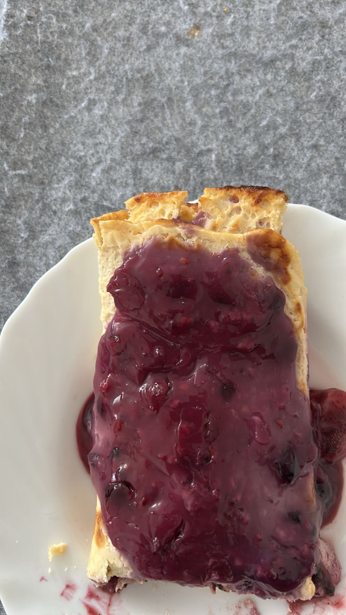 Pâine cu dulceață de fructe