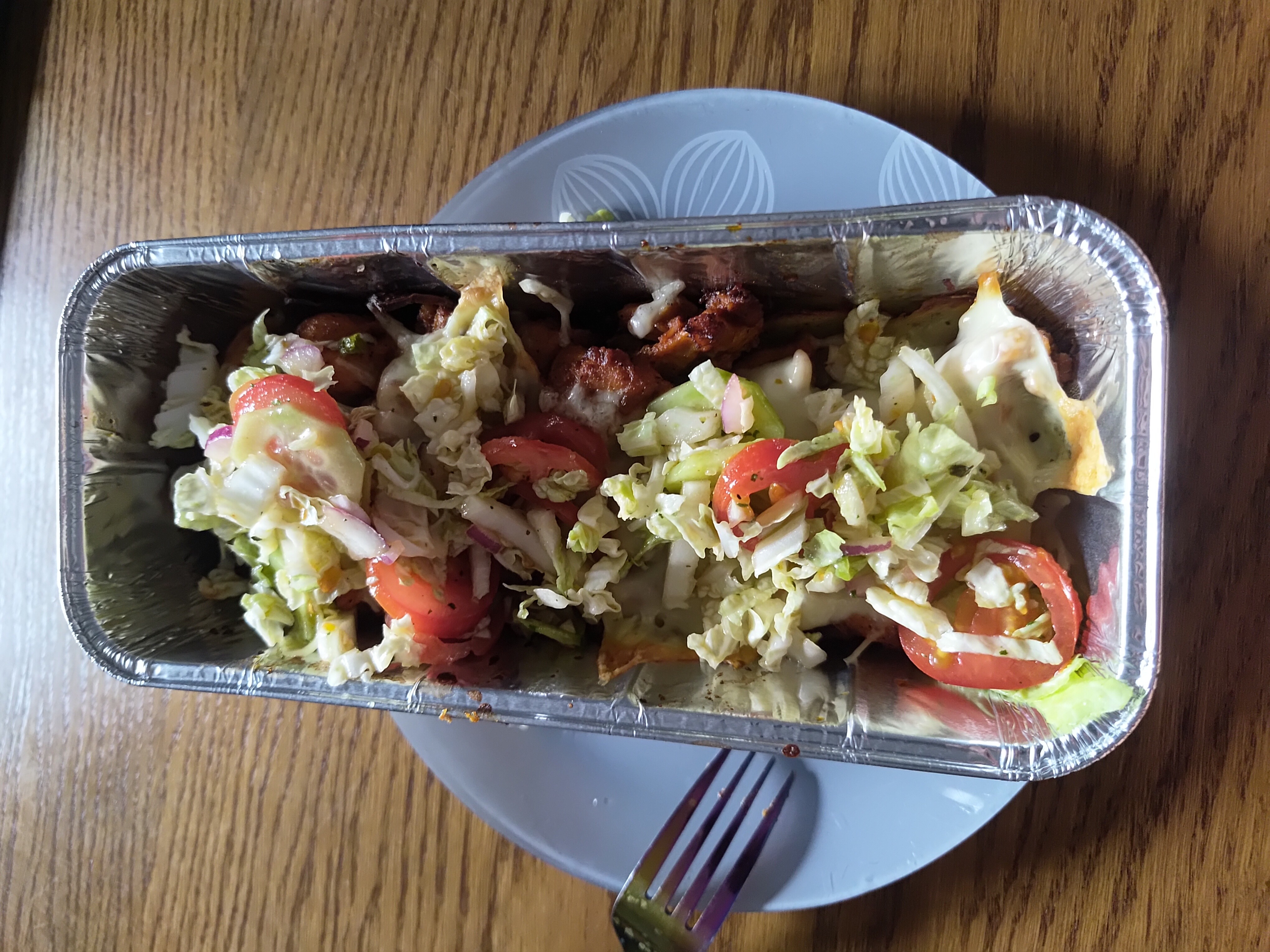 Chicken Kebab Salad Tray